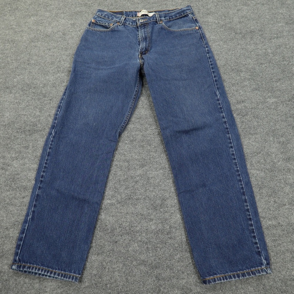 Vintage Levi's 550 Jeans Mens 34x30 Blue Relaxed Fit Tapered Leg Medium Wash Y2K